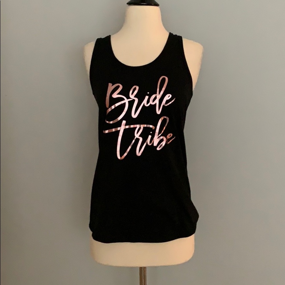 Worn once! bride tribe tank